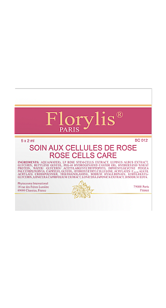 Омолаживающая сыворотка « Rose cells care » Florylis PRO 5х2 мл